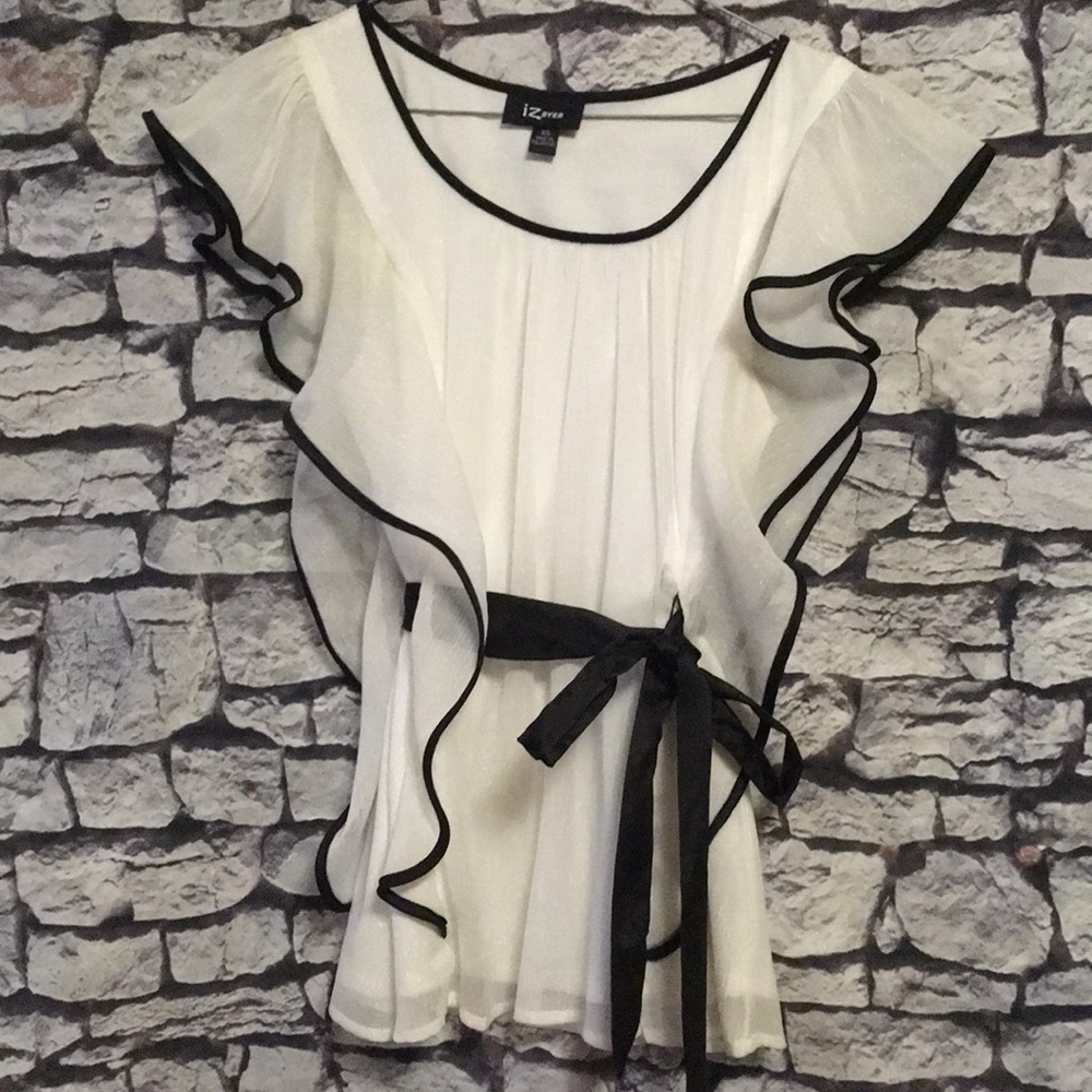 “IZbyer” tie front Xs